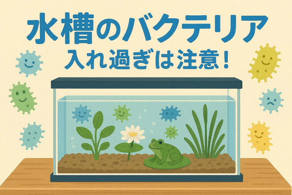 水槽のバクテリア、入れすぎてない?「善玉」でもやりすぎはNGな理由