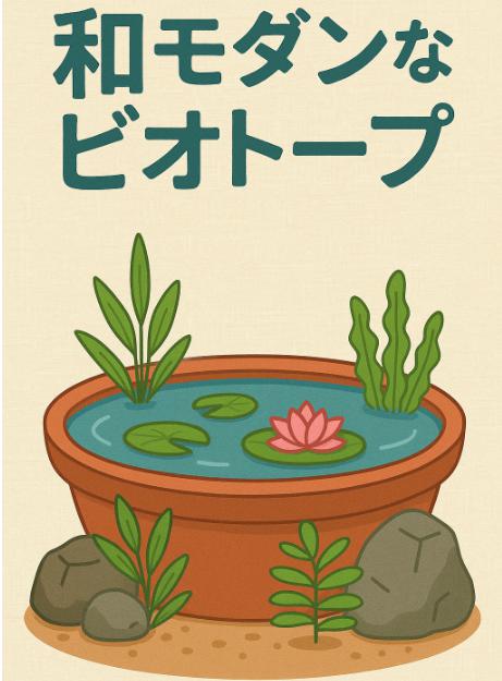 和モダンな庭を演出する鉢と石の組み合わせ方