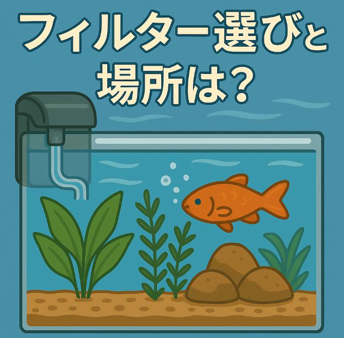 静かな水槽を作るためのフィルター選びと設置ポイント|癒しを妨げないアクアリウム環境づくり