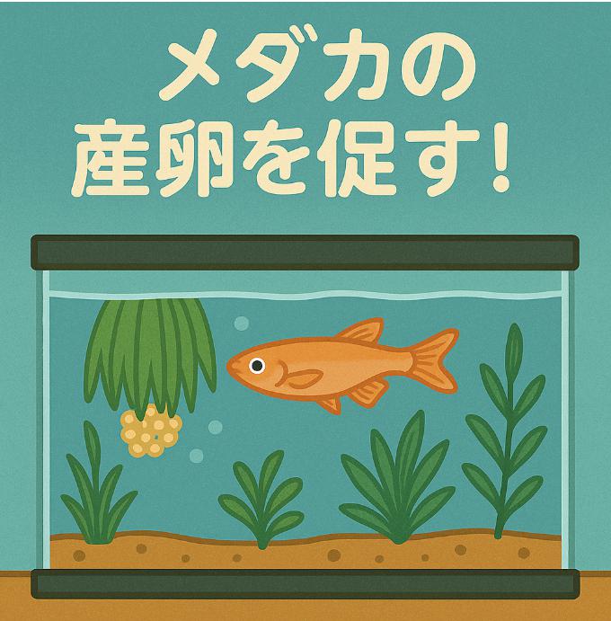 メダカの産卵を促す環境づくり|自然な繁殖をサポートする飼育ポイント