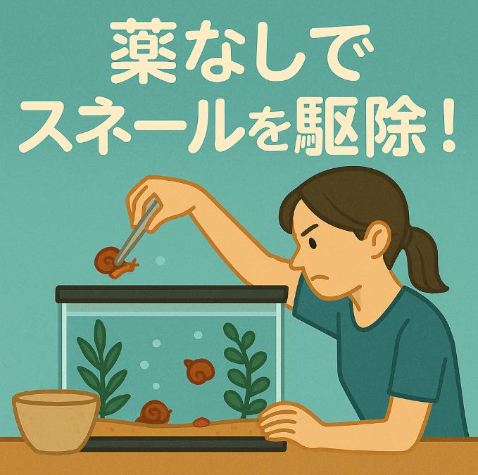 スネールを駆除する自然な方法｜薬に頼らず水槽を健全に保つ対策とは？