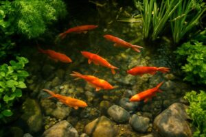 ビオトープで金魚と共生する方法｜魚別の相性チェックと混泳のコツ