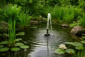 ビオトープに最適なポンプの選び方｜水音で癒される水辺空間の作り方