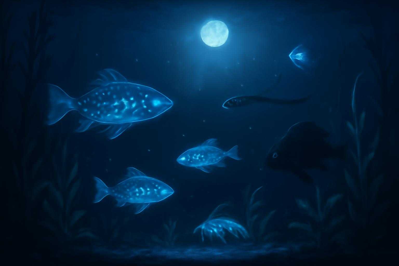 夜の水槽で活動する生体たちの観察ポイント｜日中とは異なる行動パターンに注目しよう