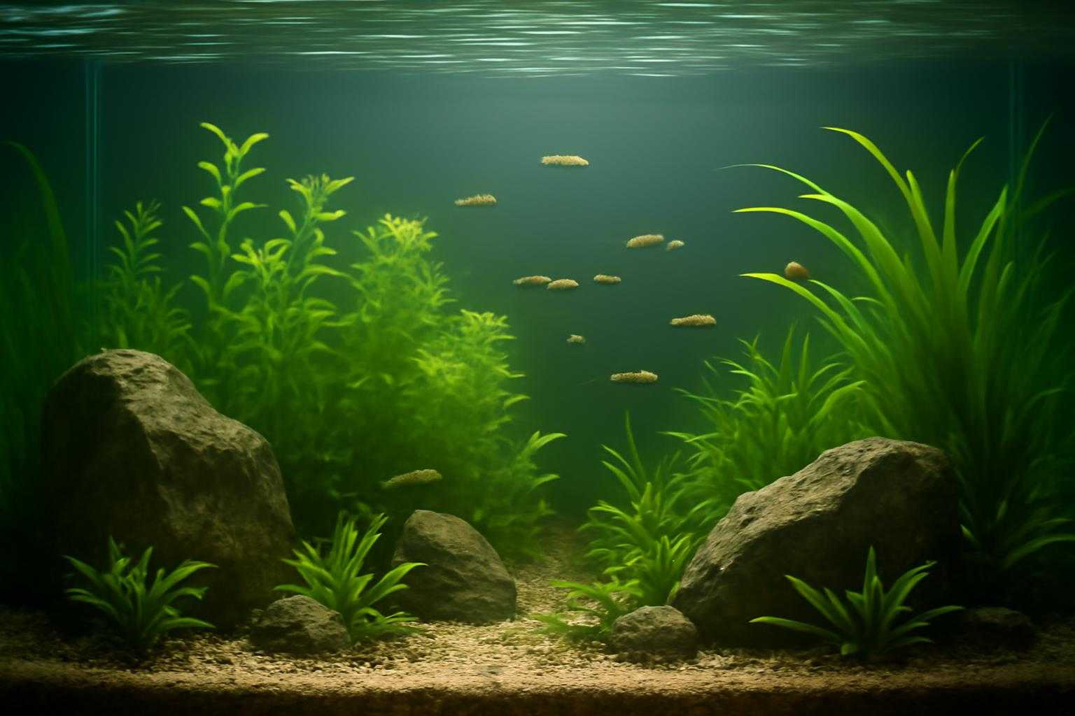 小型生体が落ち着くための水流調整｜自然な動きと安心感を与えるレイアウトと工夫