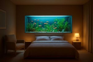 水槽のある部屋作りで癒しの空間を実現！インテリアとして活かす方法
