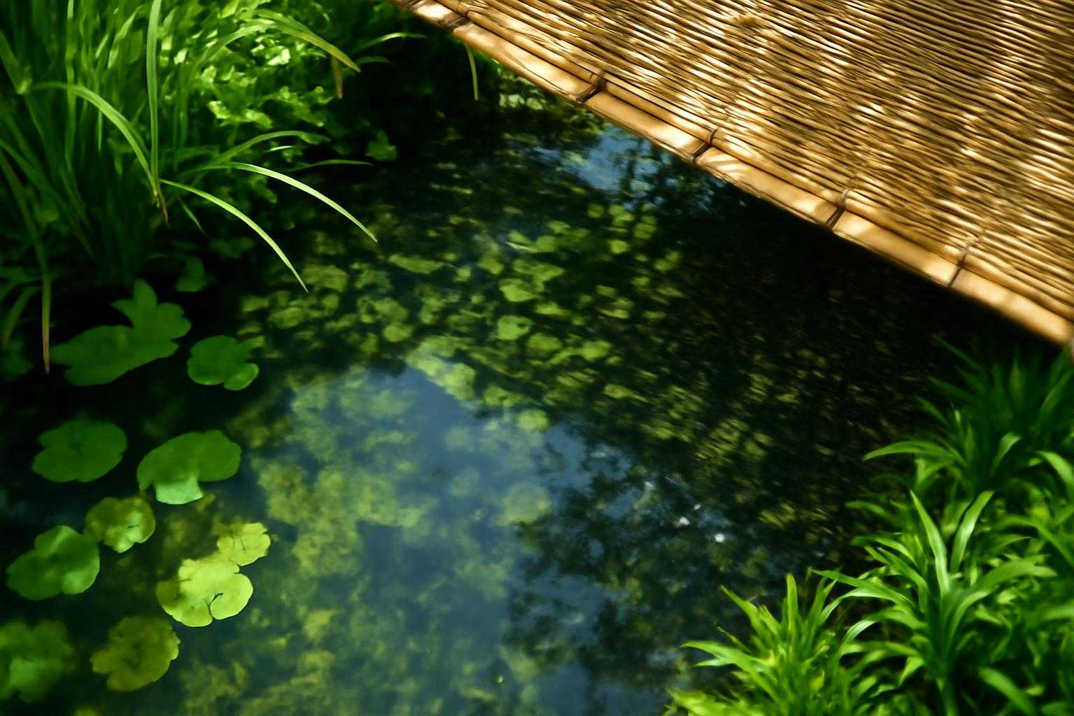 ビオトープにすだれを設置すると夏の効果抜群！水温上昇を防ぐコツ