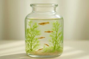 ボトルアクアリウムで水だけ簡単飼育！メダカとエビの最適な育て方